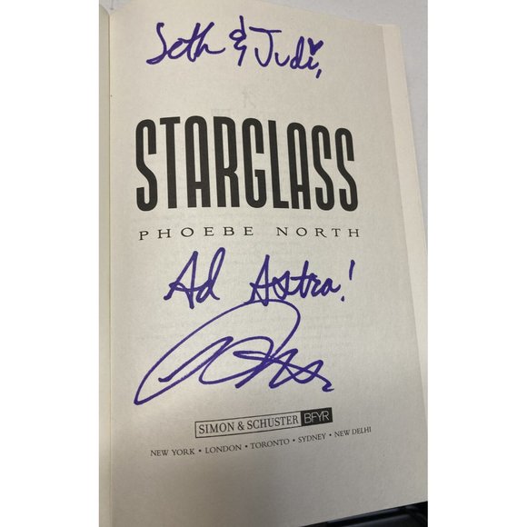 Starglass by Phoebe North (2013, Hardcover Book) FIRST EDITION - SIGNED - Picture 3 of 4